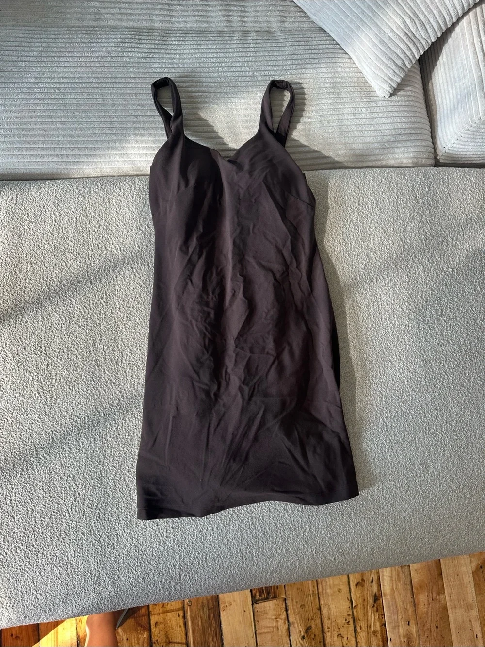 lululemon athletica Black Mini Slip Dress